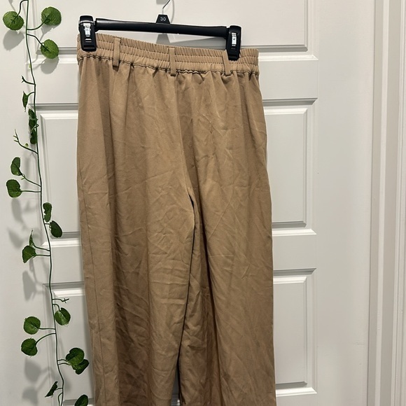 Tan Linen Pants Cream Tan Womens Size Small 🤍 - Picture 6 of 6